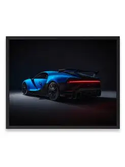 Плакат 40х50, Бугатти bugatti chiron pur sport