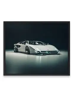 Плакат 40х50, Суперкар eve countach