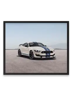 Постер, Суперкар shelby gt350 heritage edition 40х50