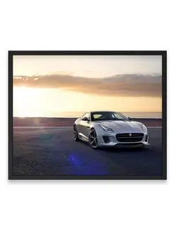 Постер, Плакат, Ягуар jaguar f type 40х50