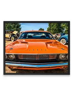 Постер, плакат 40x50, Додж dodge challenger clas