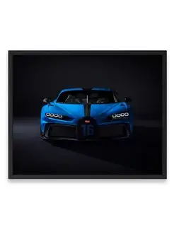 Постер интерьерный, Бугатти bugatti chiron pur sport 40х50