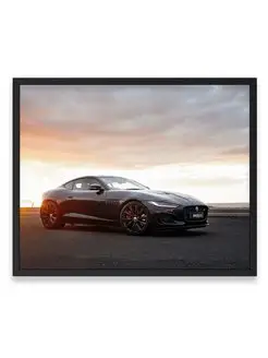 Постер, Ягуар jaguar f type r coupe 40х50