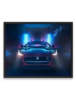 Постер 40x50, Ягуар jaguar f type