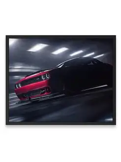 Постер, плакат, Додж dodge challenger demon 40х50