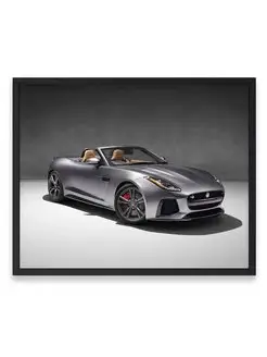 Постер, плакат, Ягуар jaguar f type convertible 40х50