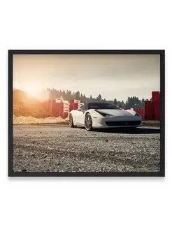 Плакат, Феррари ferrari italia 458 vorstei 40х50