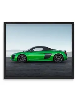 Постер 40x50, Ауди audi r8 spyder v10 plus