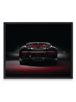 Плакат, Бугатти bugatti chiron sport lights 40х50