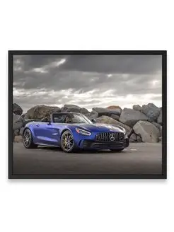 Постер 40х50, Мерседес mercedes amg gt r roadster