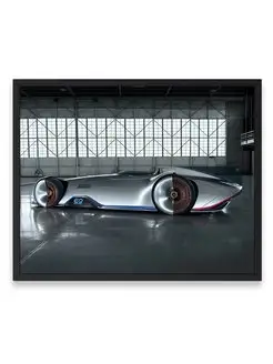 Плакат 40x50, Мерседес mercedes benz vision eq silver arrow