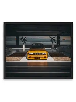 Постер в комнату, Бэха bmw e30 m3 evo dtm 40х50