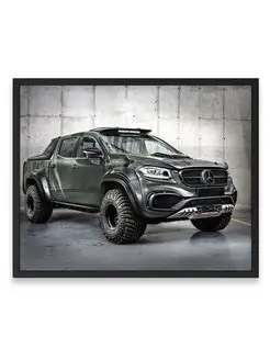 Постер, плакат, Мерседес mercedes benz x carlex design 40х50