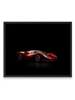 Постер в комнату, Суперкар de tomaso p72 40х50