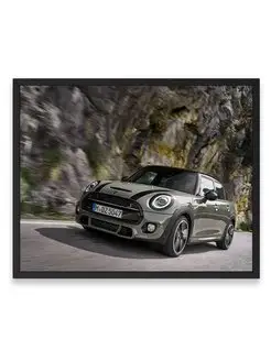 Постер, плакат 40x50, Суперкар mini cooper s