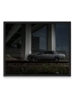 Постер, Плакат, Додж dodge challenger srt hellcat 40х50