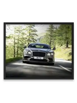 Постер, Бэнтли bentley continental gt supersport 40х50