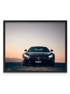 Постер, Мерседес mercedes amg gtr 40х50