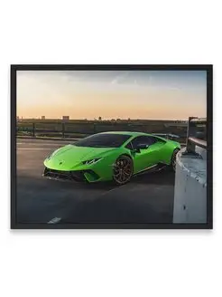 Постер, Ламборджини lamborghini huracan performante 40х50