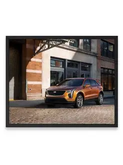 Плакат, Суперкар cadillac xt4 sport 40х50