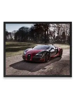 Постер, Бугатти bugatti veyron grand sport vitesse 40х50