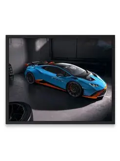 Постер 40x50, Ламборджини lamborghini huracan sto