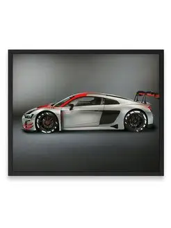 Постер интерьерный, Ауди audi r8 lms 40х50