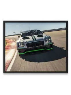 Постер 40x50, Бэнтли bentley continental gt3