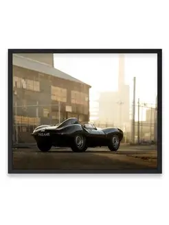 Постер 40x50, Ягуар jaguar d type vintage car