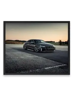 Постер, Ауди black box richter audi rs 7 sportback 40х50