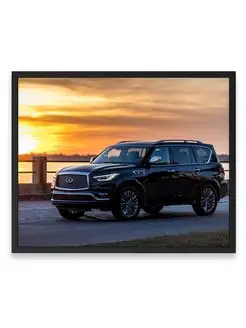 Постер, плакат 40x50, Суперкар infiniti qx80