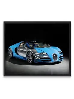 Постер, Бугатти bugatti veyron grand sport vitesse 40х50