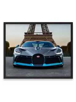 Плакат 40x50, Бугатти bugatti divo paris france