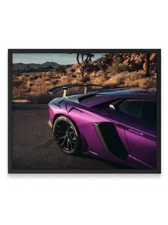 Постер, Ламборджини lamborghini aventador lp 750 sv 40х50