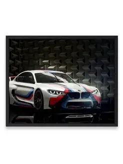 Постер 40x50, Бумер bmw vision gran turi