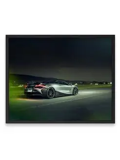 Постер, плакат, Макларен rear mclaren 720s spider 40х50