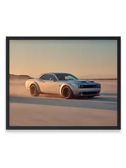 Постер 40х50, Додж dodge challenger srt hellcat