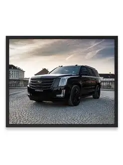 Постер, плакат, Суперкар geiger cadillac escalade black