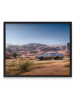 Постер 40x50, Додж dodge charger rt 69