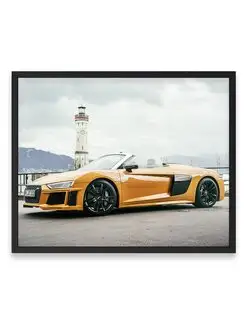 Постер 40x50, Ауди abt audi r8 spyder