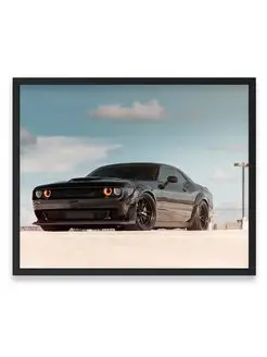 Постер в комнату, Додж dodge challenger srt 40х50