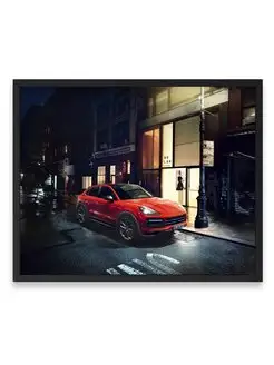 Постер 40x50, Порше porsche cayenne coupe