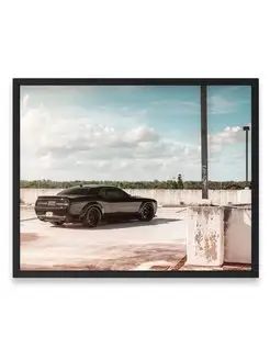 Постер, Додж dodge challenger srt 40х50