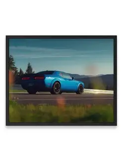 Постер, плакат, Додж dodge challenger srt hellcat redeye