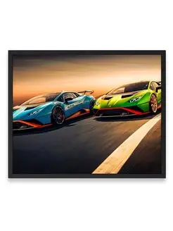 Постер 40x50, Ламборгини lamborghini huracan sto variants