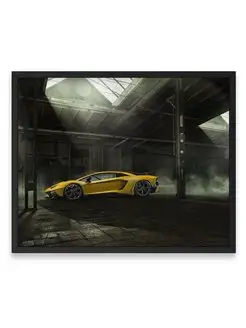 Постер, Ламборгини lamborghini aventador sv powerkit 40х50