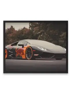 Постер 40x50, Ламборгини red bull lamborghini huracan