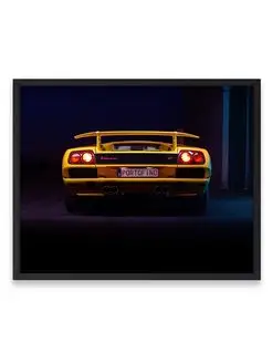 Постер, плакат 40х50, Ламборгини lamborghini diablo