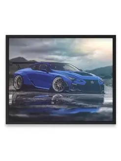 Постер интерьерный, Лексус lexus lc 500 wallpa 40х50