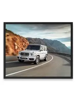 Плакат 40х50, Мерседес mercedes g 63